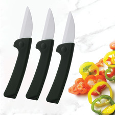 3x Folding Ceramic Knife