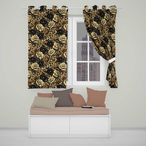 Blackout eyelet curtains - blackout,
