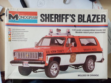 Vintage (1980) Monogram 1/24 scale Sheriff's Blazer