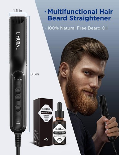 Limural beard straightener for - beard,