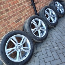 AUDI Q3 18" ALLOY WHEELS & TYRES 83A601025M GENUINE 235/55/18 57.1cb 5x112 