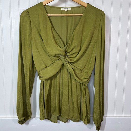 Pleione blouse green fairy - blouse,