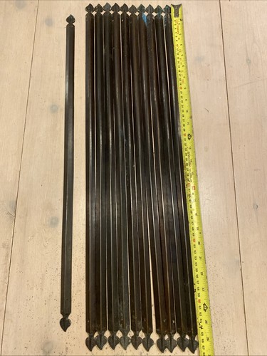 11no brass stair rods - brass,