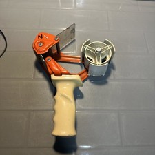 Vintage 2" Heavy Duty Tape Dispenser Orange