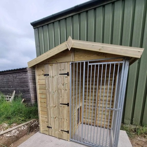 Single dog kennel - x,