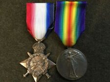 2nd Gloucester Regiment, Royal Warwicks & ASC 15710 George Compton WW1 Medals