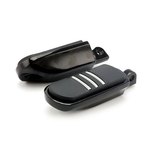 Footpegs streamlined black - footpegs,