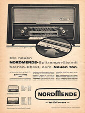 1958 Nordmende Radio Original Retro / Vintage German Magazine Ad