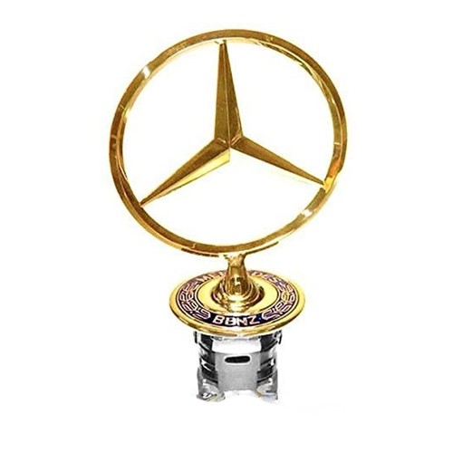 Gold star hood logo - gold, badge