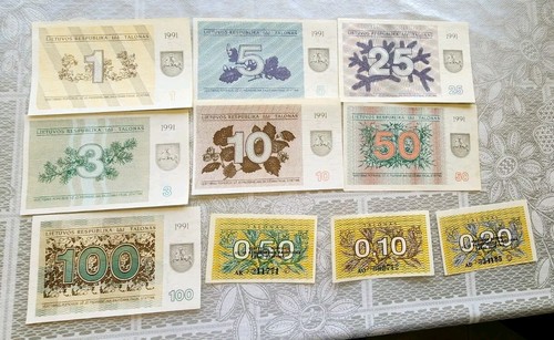 Lithuania 1991 talonas - lithuania,