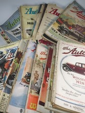 VINTAGE THE AUTOCAR Magazines 1930s 1940s 1950s SELECTION CHOOSE