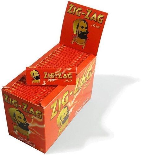 Zig zag red regular rolling - regular,