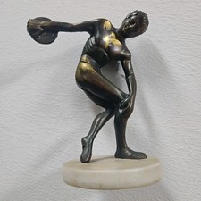 Greek Discobolus Statue Bronze