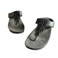 Fitflop Cha Cha Black Tassel