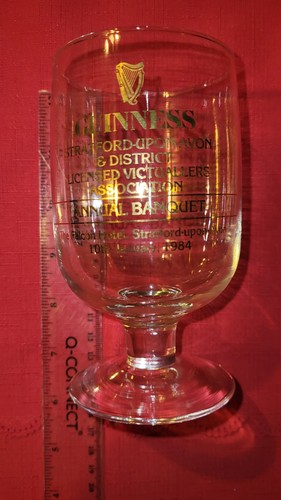 Rare guinness half pint glass - rare,