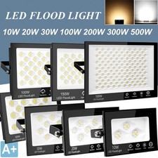 LED Floodlight 10W-500W Spot Security Flood Lights Light Outdoor Garden Lamps