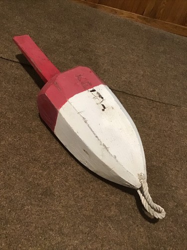 Vintage lobster buoy wooden - lobster,
