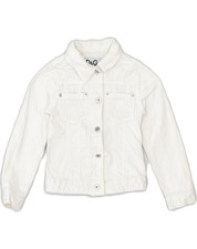 DOLCE & GABBANA Boys Military Jacket 2-3 Years White Cotton UT11