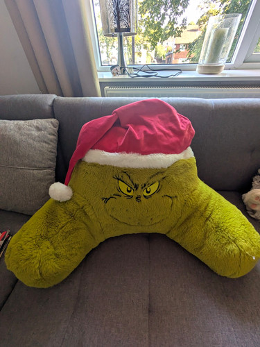 Grinch plush decorative pillow - plush,