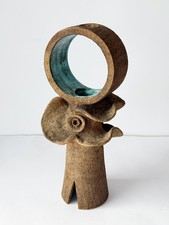 Clive Brooker 1970ies Ikebana Vase - Modernist Brutalist Sculpture