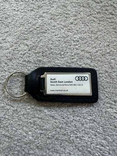 Audi genuine key ring - genuine, black