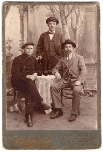 Portrait three men - portrait,