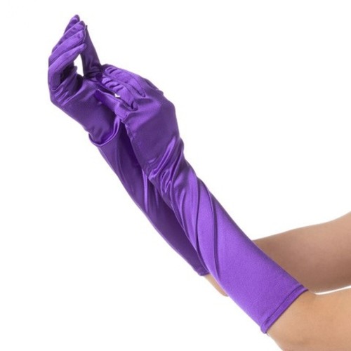 Ladies elegant long purple - long,