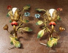 Vintage pair toleware - of,
