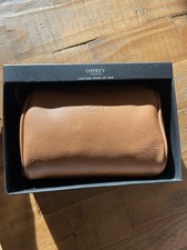 Osprey Leather Makeup Bag New