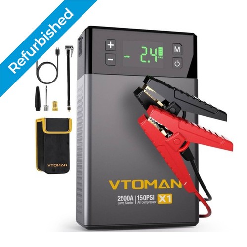 Vtoman jump starter with - starter,