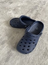 Navy Croc Style Shoes Age 12C