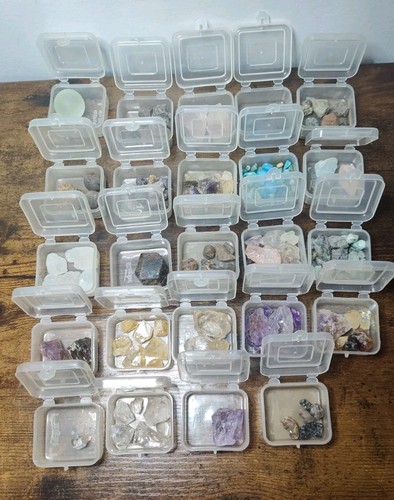 Huge mixed crystal gemstone - &,