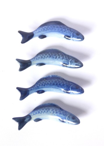 Set ceramic fish - set, knife