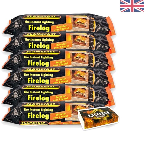 Flamefast smokeless firelogs - flamefast,