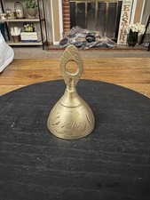 Bronze Brass Bell with Etching