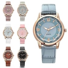 Watch for Ladies Women Girls Leather Strap Fashion Wristwatch Gift UK