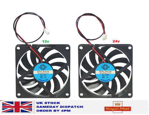 12v 24v 8010 2pin brushless - 12v,