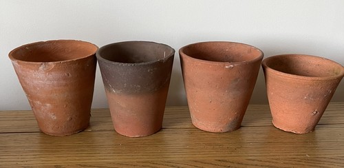 Vintage hand thrown terracotta - hand,
