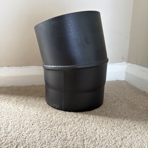 150mm matt black stove - matt,