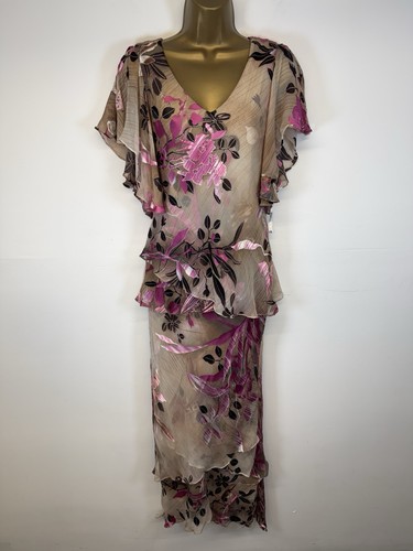 Cattiva dress brown pink - brown,