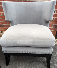 NQP Light Grey Boudoir Chair- Ex Display- LOCAL DELIVERY ONLY