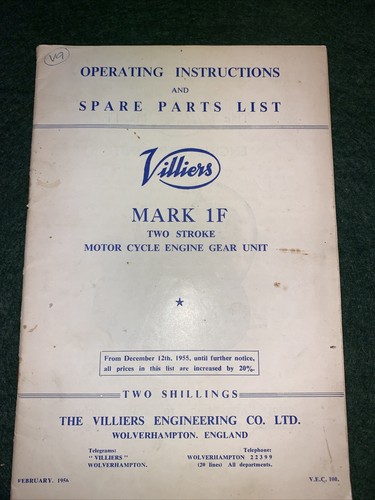 Villiers operating - villiers,
