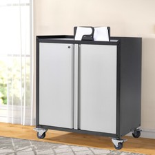  Metal Filing Cabinet 2 Doors