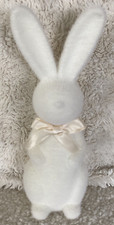 Cream flocked decorative