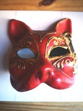 Vintage Venetian Cat Mask