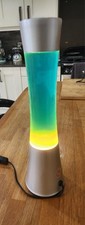 Vintage Lava Lamp - blue/green/yellow Wax - Retro Vibe
