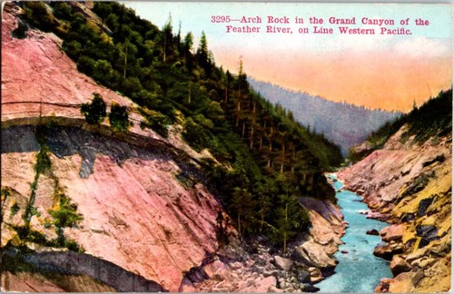 Belden postcard arch rock - belden,