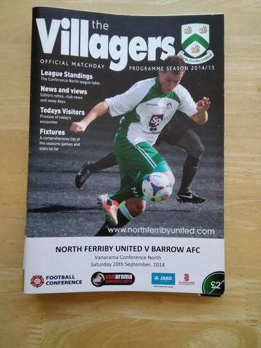 2014 north ferriby barrow - 2014/15,