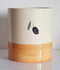 Scarce Poole Pottery 5" Fresco Terracotta Utensil Pot Rachel Barker