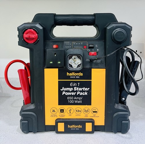 Halfords jump starter - 6-in-1,